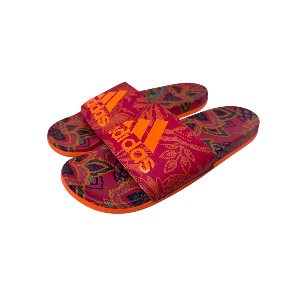 Adidas Adilette comfort Slide ‘Floral Signal Orange’ 2022 size 10